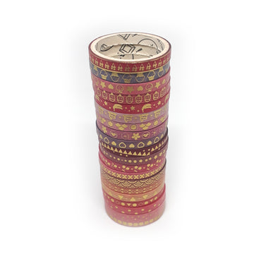 Washi Tapes Slim – Linha Gold